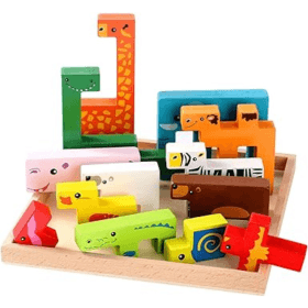 Creative animal jigsaw puzzle