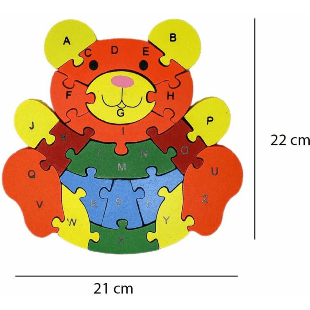Wooden Animal Puzzle (26 Double sided puzzle ) - Image 6