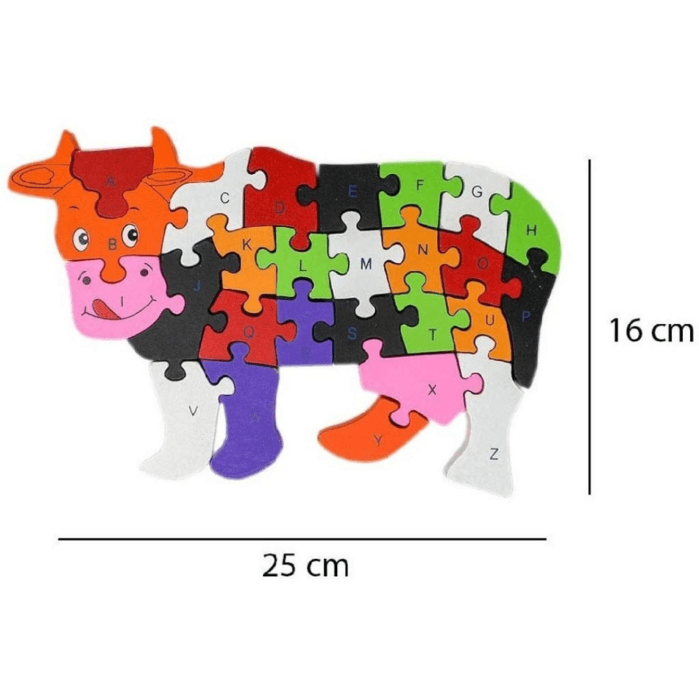 Wooden Animal Puzzle (26 Double sided puzzle ) - Image 5