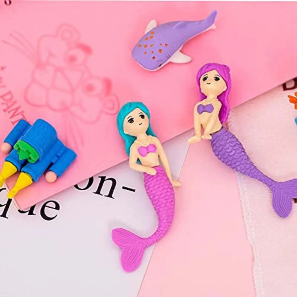 Eraser Set - Mermaid Theme - Image 6
