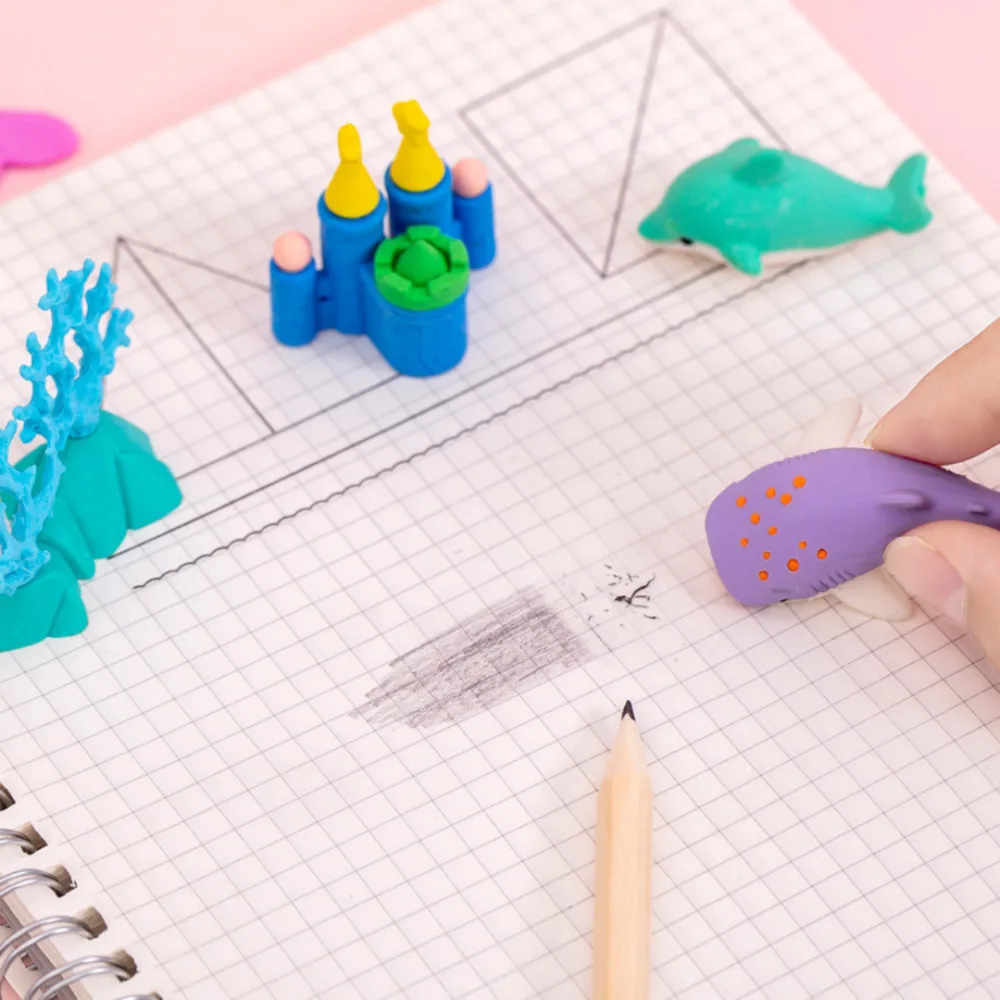 Eraser Set - Mermaid Theme - Image 2