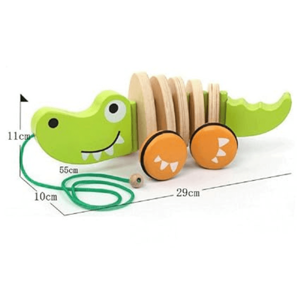 Walk along wiggly crocodile ( Pull Toy ) - Image 4