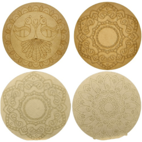 Engraved MDF For Mandala Art - 26 Cm Board