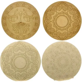 Engraved MDF For Mandala Art - 26 Cm Board