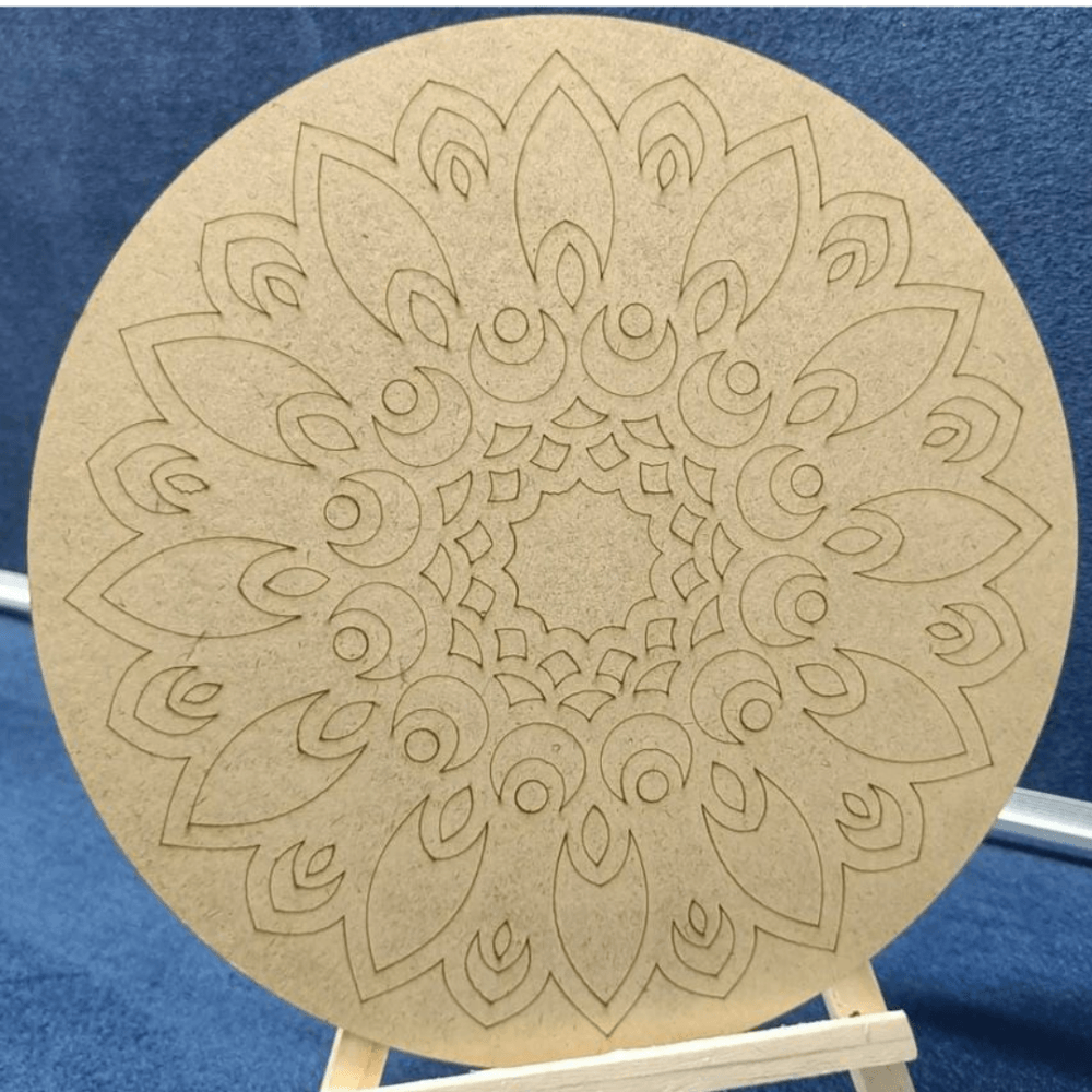 Engraved MDF For Mandala Art - 26 Cm Board - Image 5