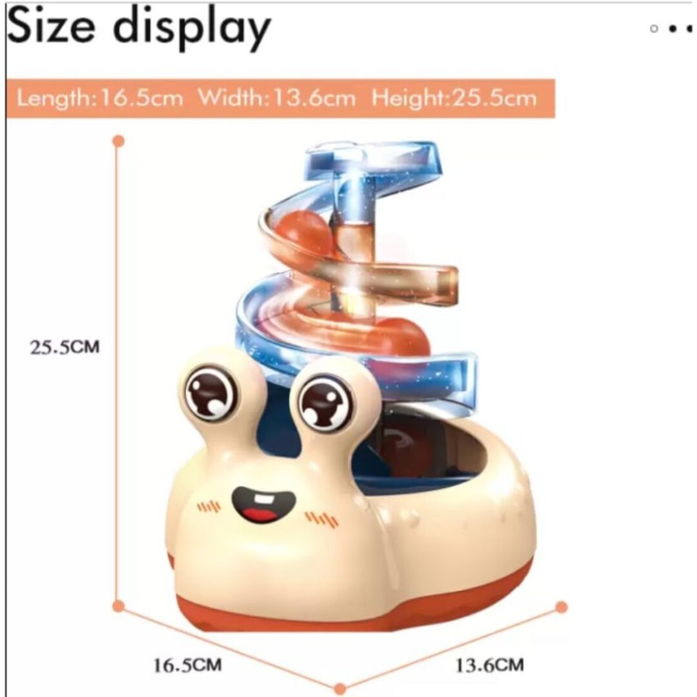 Colorful Egg Snail Music toy (Battery Operated ) - Image 5
