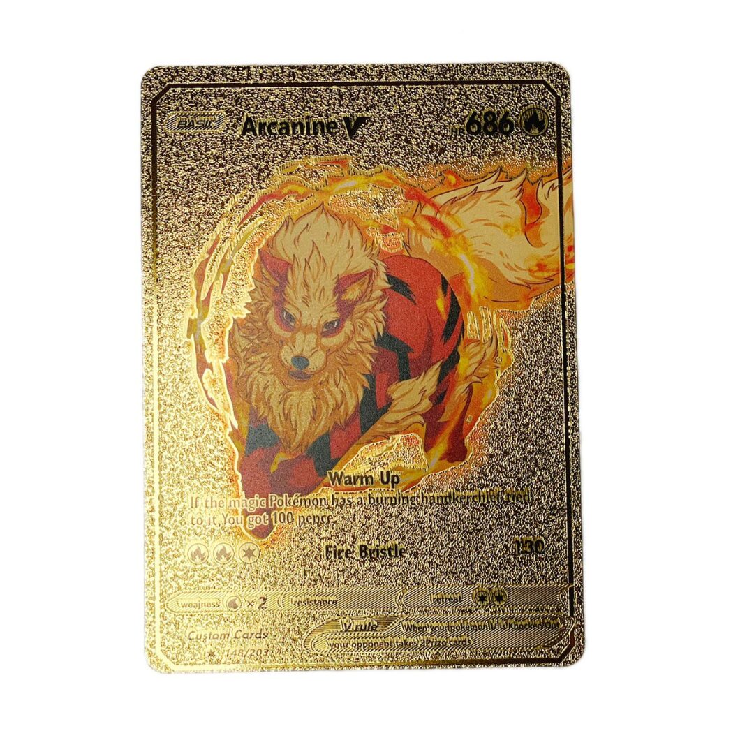 Golden Pokemon Cards - Exciting Pack Of 55 Cards - Monty Maestro