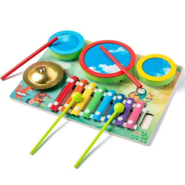wooden drums and zither activity