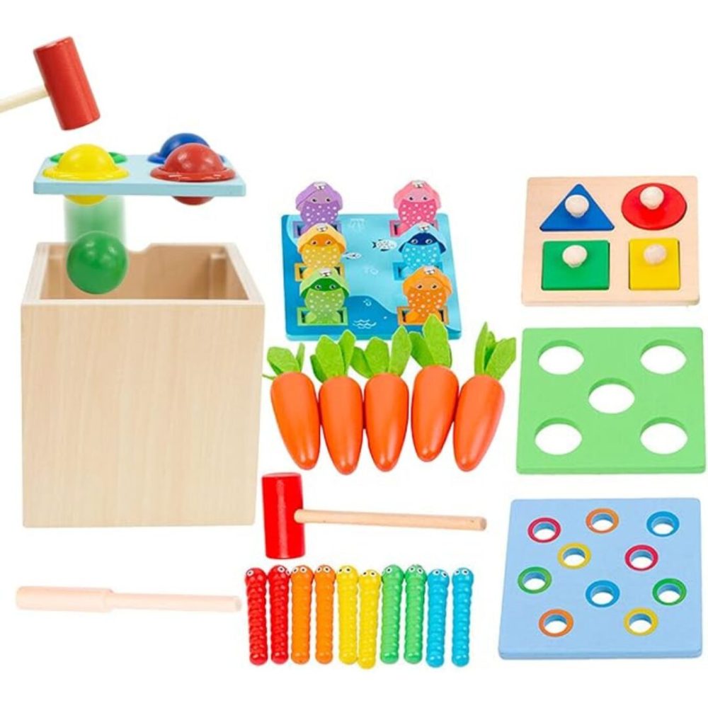 5 in 1 Wooden  toy