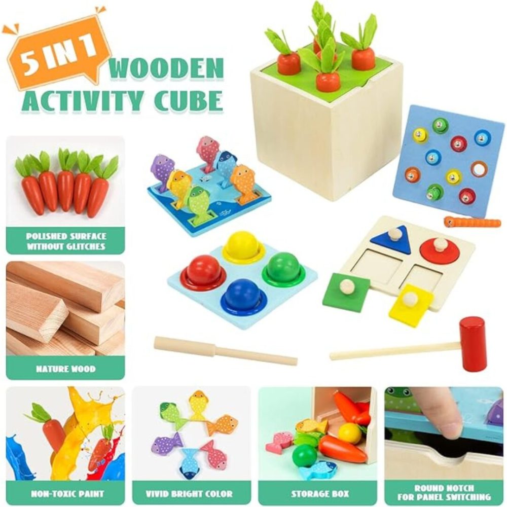 5 in 1 Wooden Toy - Image 3