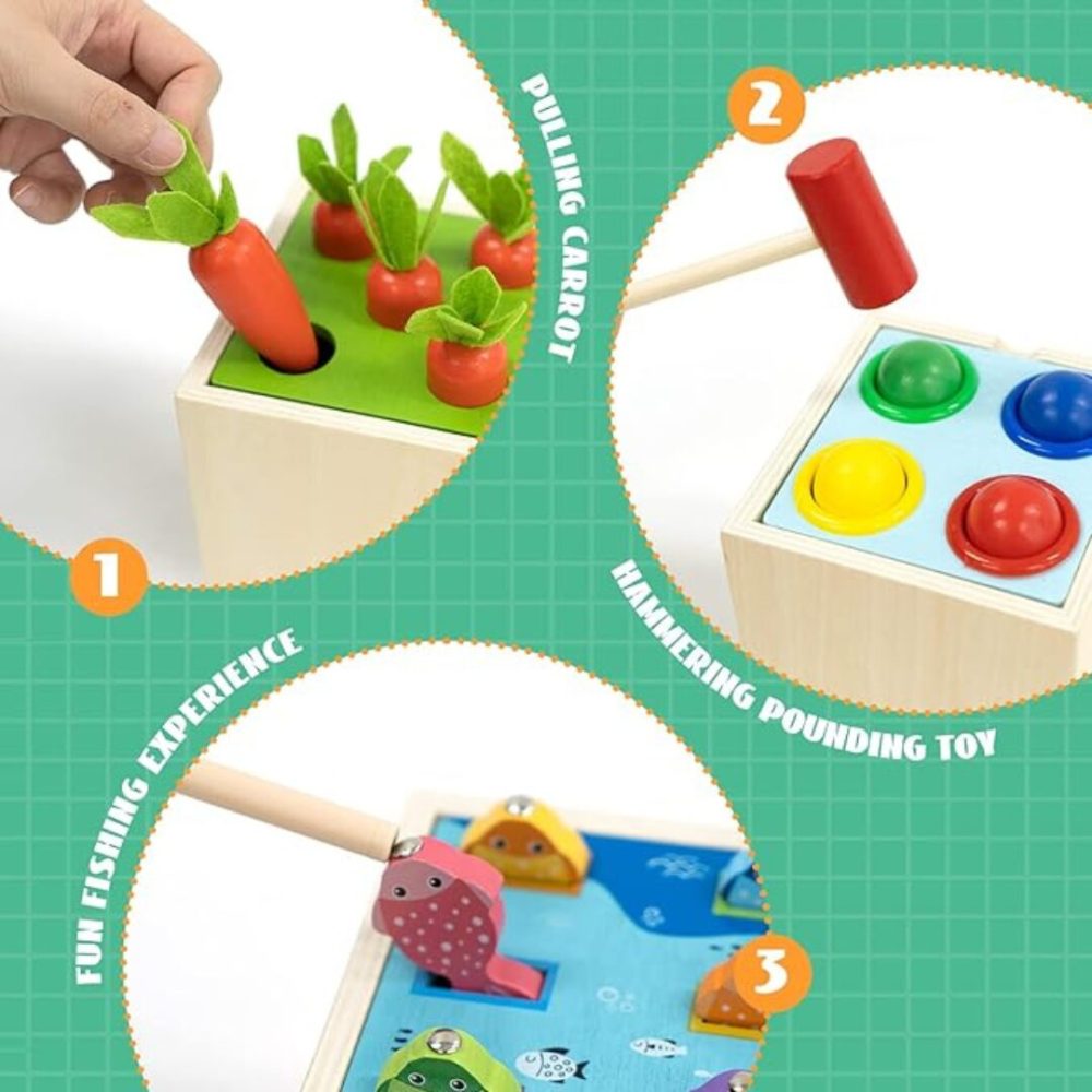 5 in 1 Wooden Toy - Image 4