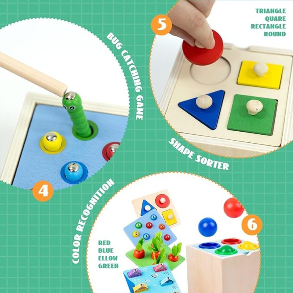 5 in 1 Wooden Toy - Image 5