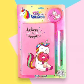 Diary with pen