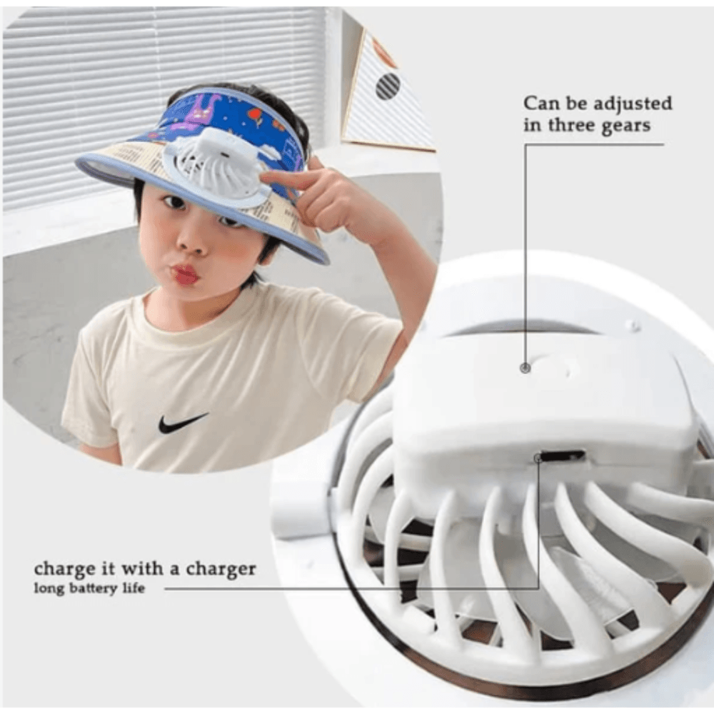 Fan cap With USB Charger - Image 7