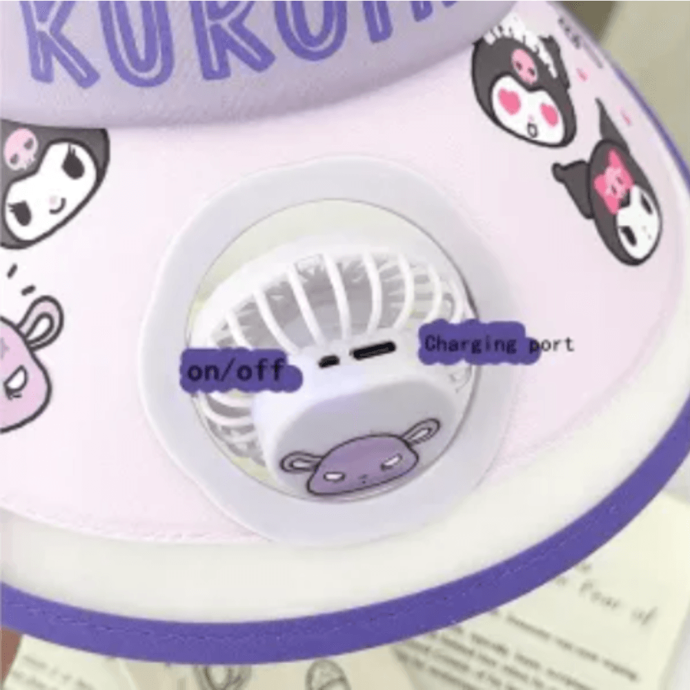 Fan cap With USB Charger - Image 2