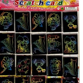 Mini Scratch note ( single piece - random design )