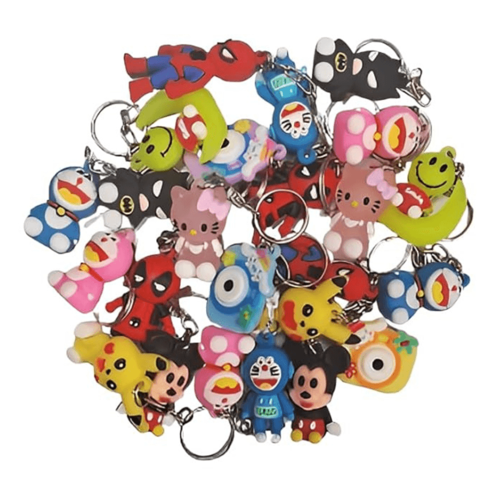 Most Random Keychains Cartoon Mini Keychains ( Random Designs ) - Monty Maestro