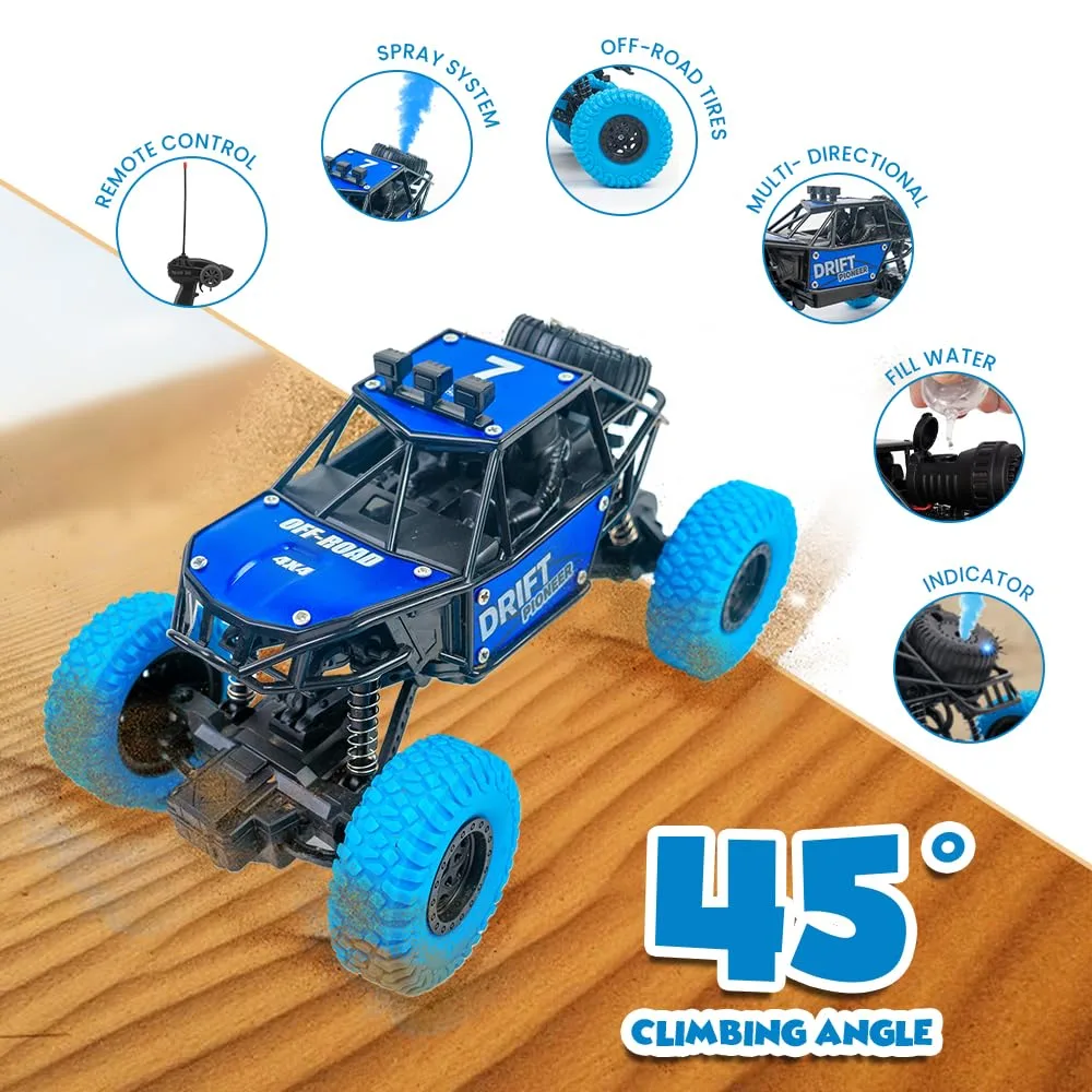 Rechargeable Remote Control Rock Crawler Car with Smoke
